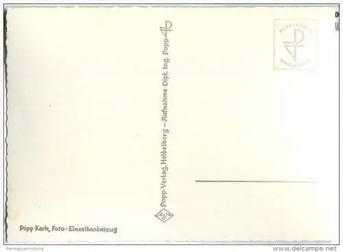 Blick von Bad Landeck zum Glatzer Schneeberg - Popp-Verlag Heidelberg - Einzelhandabzug