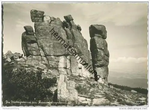 Die Mittagssteine am Riesengebirgskamm - Popp-Verlag Heidelberg - Einzelhandabzug