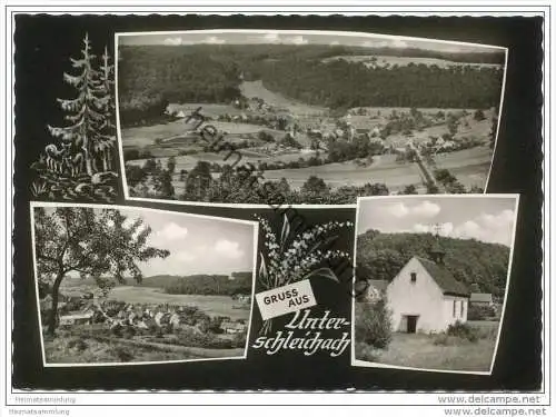 Unterschleichach - Foto-AK Grossformat 60er Jahre