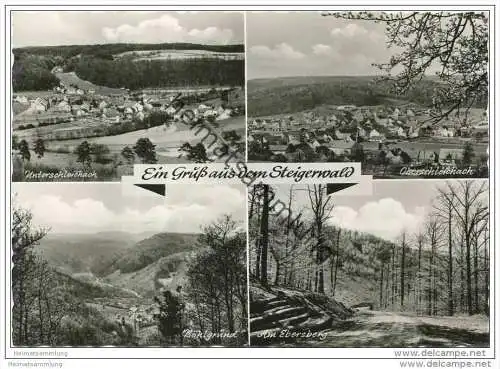 Unterschleichach - Oberschleichach - Böhlgrund - Am Ebersberg - Foto-AK Grossformat 60er Jahre