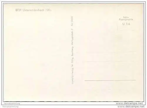 Unterschleichach - Foto-AK Grossformat 60er Jahre