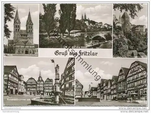 Fritzlar - Foto-AK Grossformat 60er Jahre