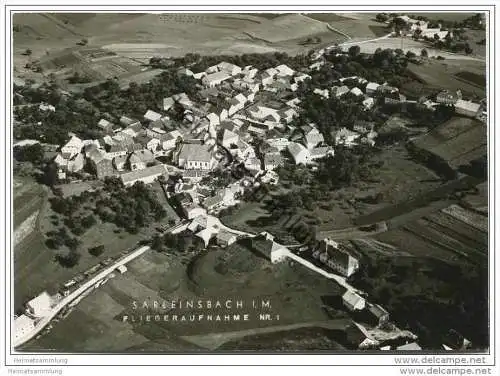 Sarleinsbach - Foto-AK Grossformat 60er Jahre - Fliegeraufnahme