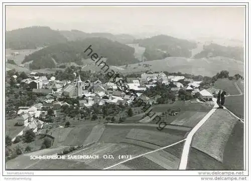 Sarleinsbach - Foto-AK Grossformat 60er Jahre - Fliegeraufnahme