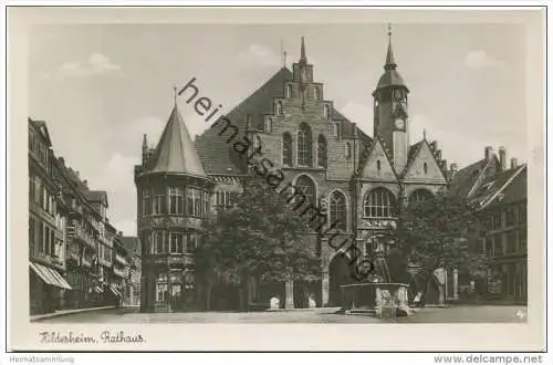 Hildesheim - Rathaus - Foto-AK - Verlag Trinks &amp; Co. Leipzig