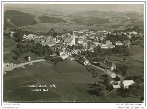 Sarleinsbach - Foto-AK Grossformat 60er Jahre - Fliegeraufnahme