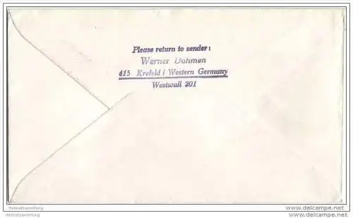 Brief Lufthansa-Erstflug LH 498 DC 10 - Frankfurt-New York-Guayquil-Lima - 12. April 1975