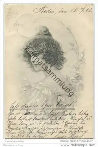 Frau - Künstlerkarte