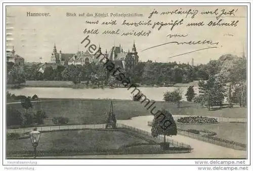 Hannover - Blick auf das Königliche Polizeipräsidium