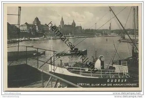Stettin - Blick auf die Hakenterrasse 30er Jahre