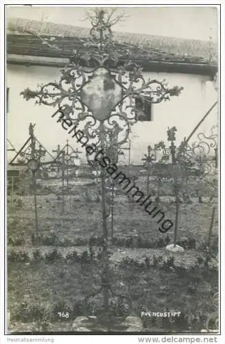 Neustift im Stubaital - Kirchhof - Foto-AK 1924