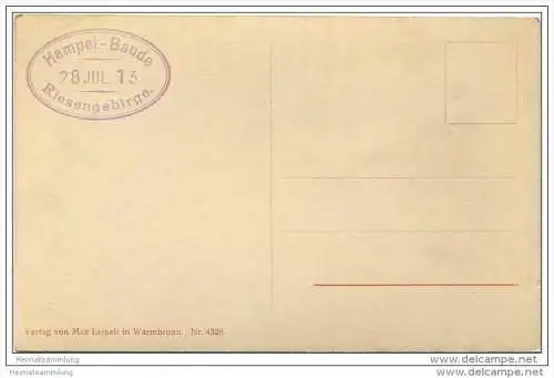 Die Hampelbaude 1913