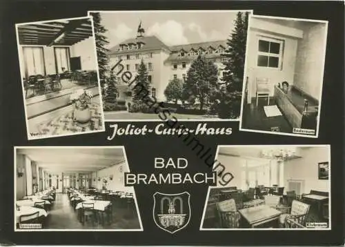 Bad Brambach - Joliot-Curie-Haus - Foto-AK Grossformat - Verlag VEB Bild und Heimat Reichenbach gel. 1967