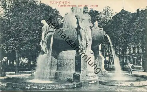 München - Nornenbrunnen - Verlag Becker & Kölblinger München 1907