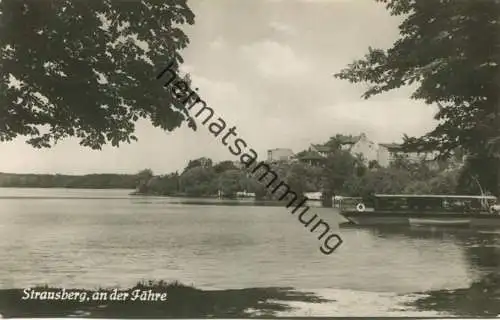 Strausberg an der Fähre - Foto-AK - Verlag H. Sander Berlin gel. 1960