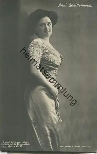 Anni Schittenhelm - Deutsche Opernsängerin - Verlag Hermann Leiser Berlin