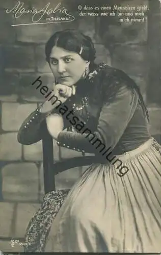 Maria Labia - Italienische Opernsängerin (Sopran) - Verlag Gustav Liersch & Co. Berlin