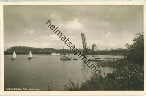 Lindaunis - Schleibrücke - Foto-Ansichtskarte