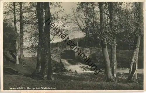 Rurup - Wasserfall - Foto-Karte ohne rückseitige Ansichtskarteneinteilung