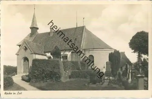 Loit - Kirche - Foto-Ansichtskarte - Verlag Foto-Remmer Langballig - Serie Das schöne Angeln