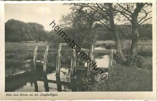 Langballigau - Wehr - Foto-Ansichtskarte - Verlag Foto-Remmer Langballig - Serie Das schöne Angeln