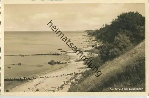 Neukirchen - Strand - Foto-Ansichtskarte - Verlag Foto-Remmer Langballig - Serie Das schöne Angeln