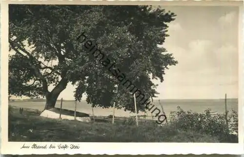 Cafe Drei - Strand - Foto-Ansichtskarte - Verlag Foto-Remmer Langballig - Serie Das schöne Angeln