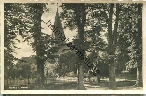 Saltrup - Kirche - Foto-Ansichtskarte - Verlag Foto-Remmer Langballig - Serie Das schöne Angeln