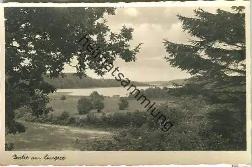 Langsee - Foto-Ansichtskarte - Verlag Foto-Remmer Langballig - Serie Das schöne Angeln