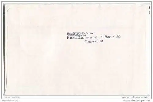 Brief Berlin - PAN AM - Erstflug Berlin-Zürich - Sonderstempel 1.4.1977