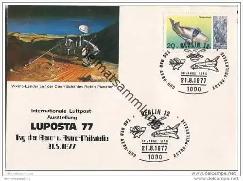 Postkarte Berlin - LUPOSTA 77 - Sonderstempel 1977