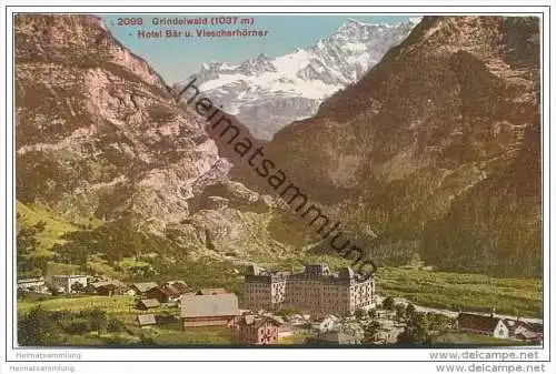 Grindelwald - Hotel Bär und Viescherhörner