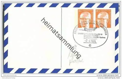 Privatganzsache Bund - Privatpostkarte PP61 - gestempelt 1974