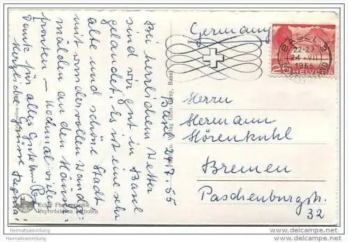 Basel - Marktplatz &amp; Rathaus - Foto-AK