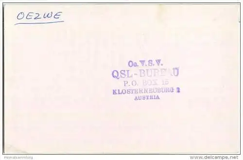 QSL - QTH - Funkkarte - W2BOK - USA - New Jersey - Shrewsbury - 1958