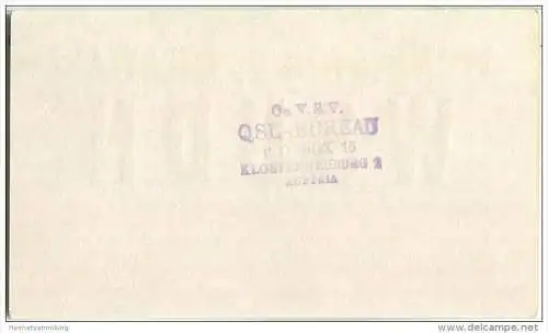 QSL - QTH - Funkkarte - W3UDN - USA - Delaware - Wilmington 8 - 1958