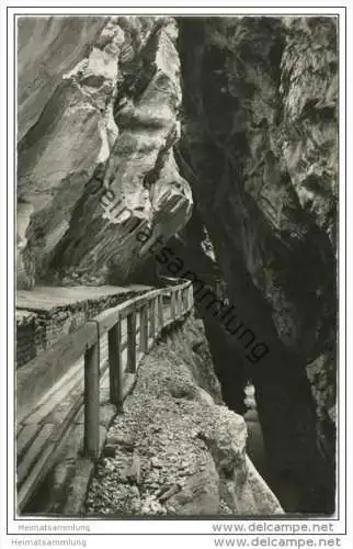 Taminaschlucht - Foto-AK