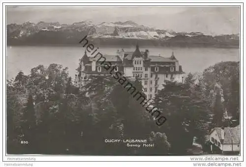 Ouchy - Lausanne - Savoy Hotel 20er Jahre