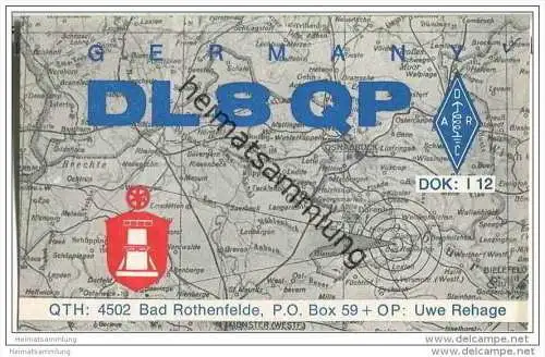 QSL - Funkkarte - DL8QP - Bad Rothenfelde - 1969