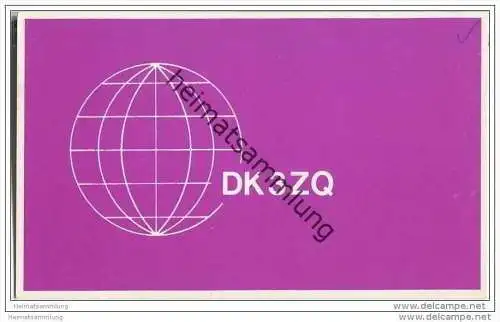 QSL - Funkkarte - DK3ZQ - Neukirchen-Riebelsdorf - 1968