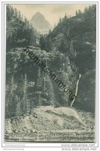 Gadriol-Schlucht und Einshorn im Hintergrund