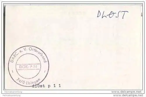 QSL - Funkkarte - DK3TJ - Albstadt-Ebingen - 1973