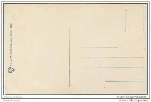 Interlaken - Blumenuhr im Kurpark 1917