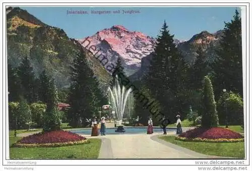 Interlaken - Kurgarten und Jungfrau