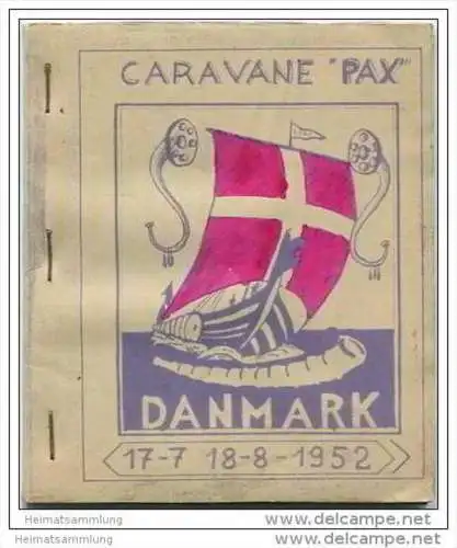 Caravane PAX 1952 DANMARK 17-7 - 18-8 1952