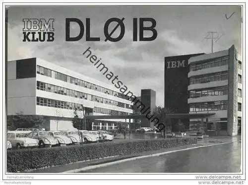 QSL - Funkkarte - DL0IB - Böblingen - 1969 - IBM Klub