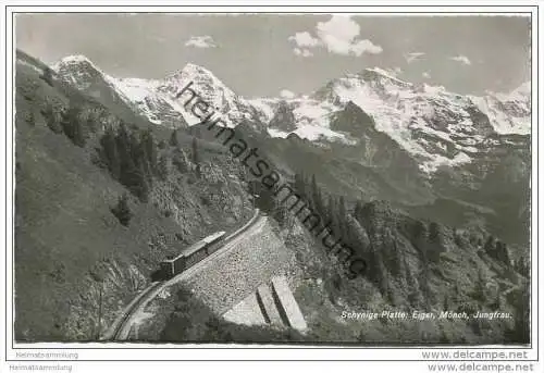 Schynige Platte - Bahn - Foto-AK