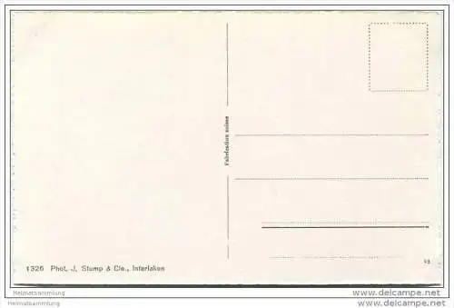 Schynige Platte - Bahn - Foto-AK