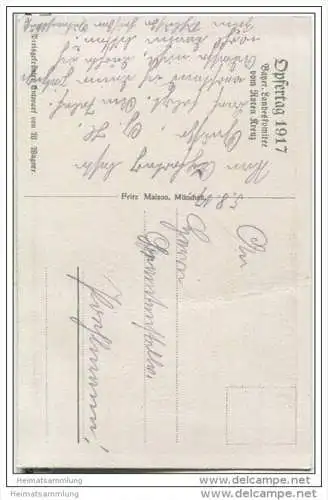 Opfertag 1917 - Bayer. Landeskomitee vom Roten Kreuz - W. Wagner
