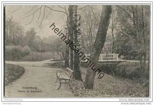 Insterburg - Tschernjachowsk - Stadtpark - Feldpost